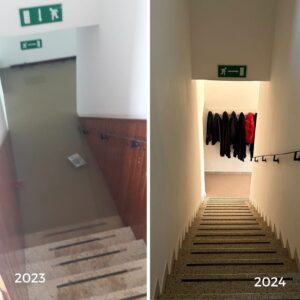 Scala sommersa da acqua